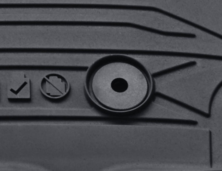 Ford Ranger ab 2011 Allwetterfußmatten, vorne&hinten, schwarz, Wannenform 2208158