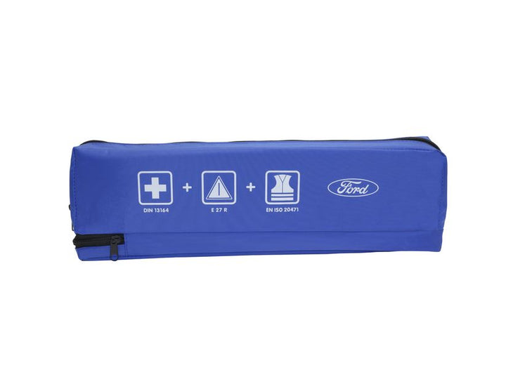 Premium Erste-Hilfe-Ausrüstung in blauer Nylon-Tasche