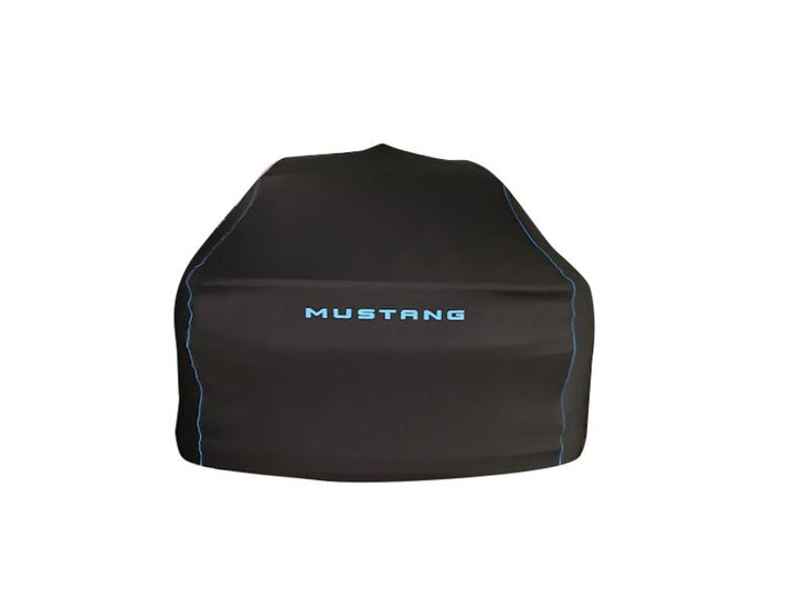 Original Ford MustangMachE Premium Schutzabdeckung schwarz, Innenfutter blau
