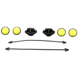 Original Ford Fiesta 2008-2012 Heckseitenleisten Befestigungsblech-Kit  1809784