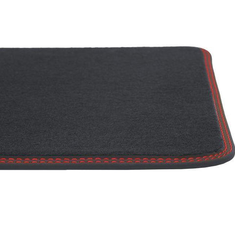 Focus Premium Velours-Fußmatten Set 2018 - 2021, schwarz mit roter